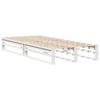 Solid Wood Bed Frame Without Mattress White 90 X 200 Cm Pine Wood
