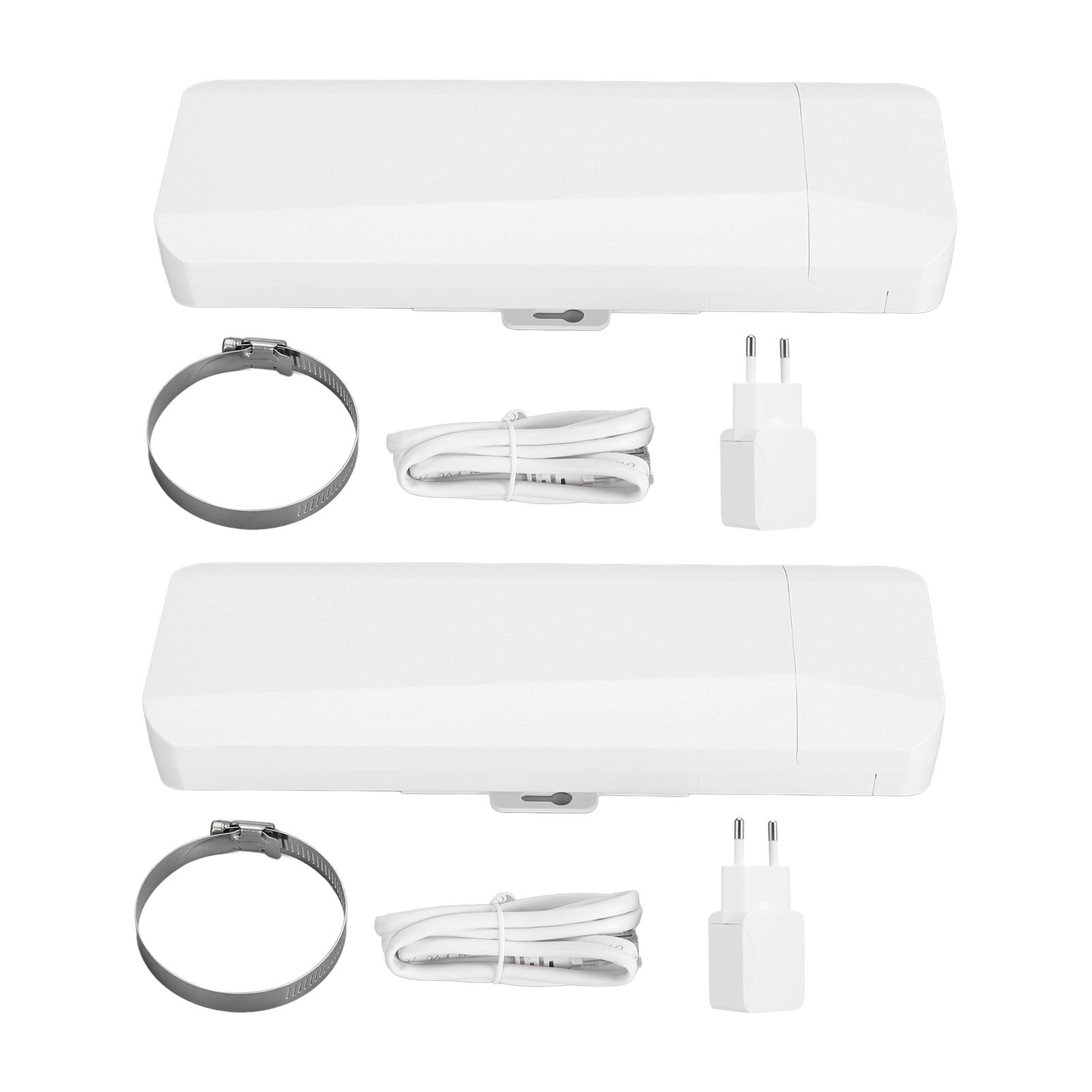 

Бездротовий міст Точка-Точка 5.8G 3KM 2 порти LAN RJ45 WiFi Ethernet Міст з антеною високого посилення 14dBi 5.8G WiFi Міст