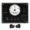 Boat Instrument Panel with Tahcometer Multifunction 4000RPM Engines Stop Start ON OFF Water Temp Alarm IP67 Waterproof