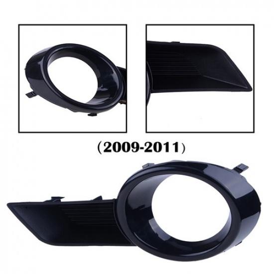 LH Left For 2008-10 Toyota Highlander Front Bumper Fog Light Grille Cover Trim