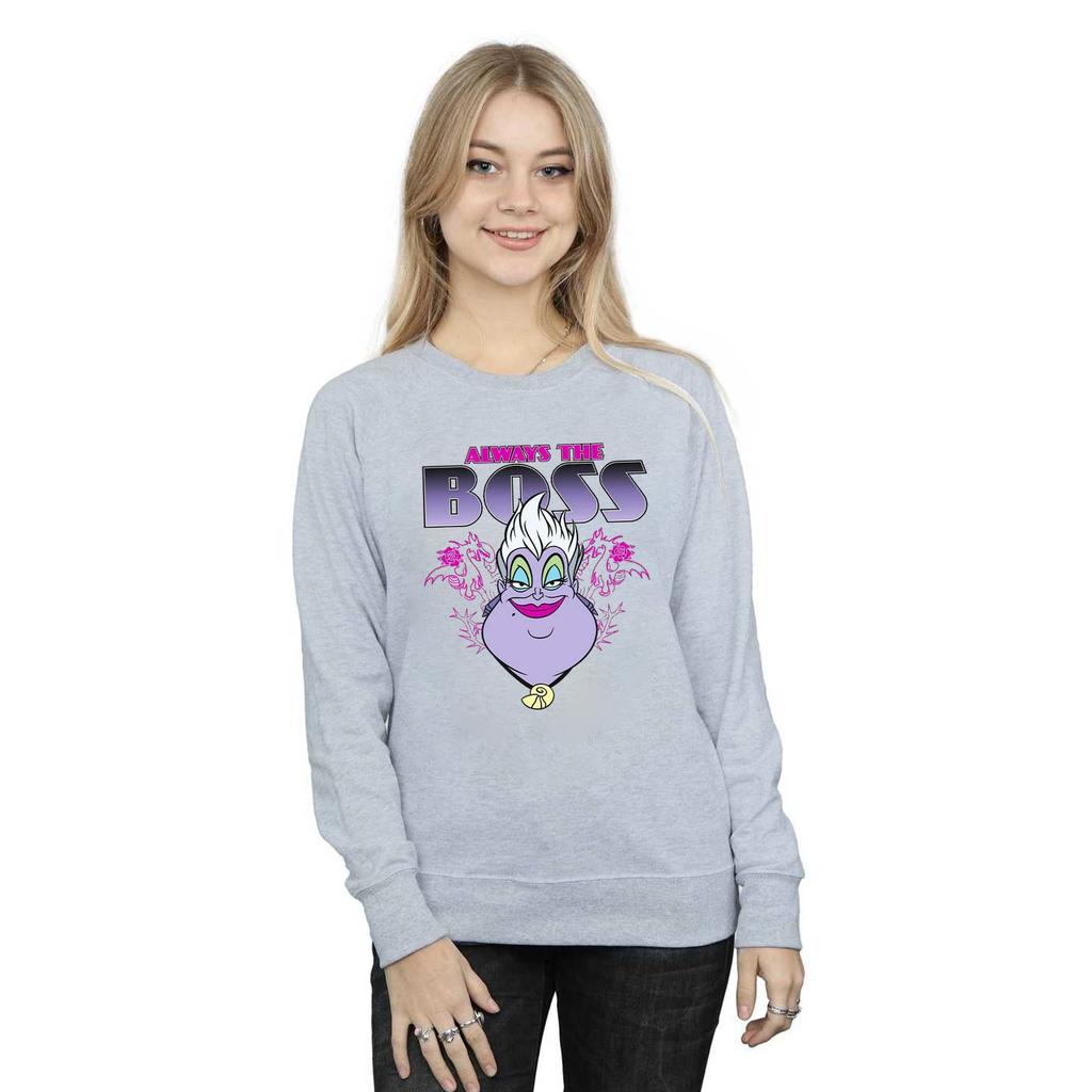 Disney Womens/Ladies The Little Mermaid Ursula Mum Is The Boss Sweatshirt