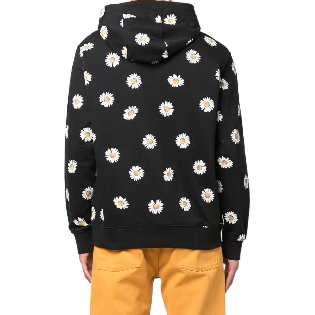 Nike All Over Daisy Print Pullover Hoodie Men Hoodies Black DM6907-010