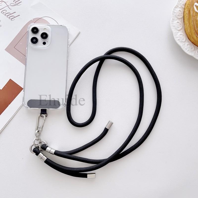 Adjustable Strap Case for OPPO Reno 14 14F 13 13F 12 11 12F Realme 15 Pro C71 C63 C65 Crossbody Cord Lanyard Transparent Cover
