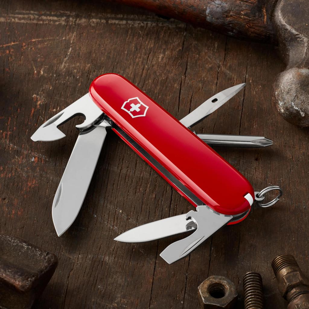VICTORINOX Tinker Knife Swiss Army Knife Emergency Preparedness with Phillips 12 Multi-functional Knife, Kit, Screwdriver, Functions, Swiss-made