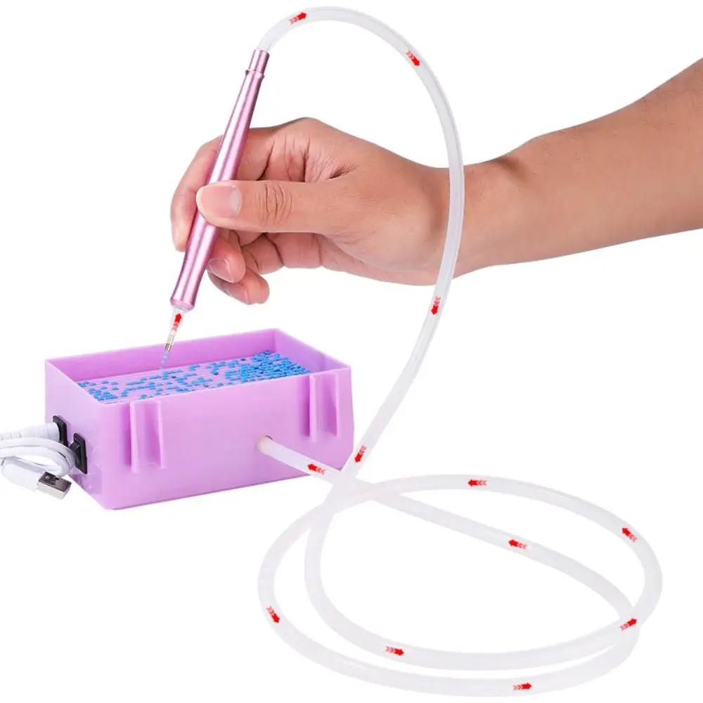 Rękodzieło DIY Elektryczny Długopis do Malowania Diamentami Duża Pojemność Haft Odkurzacz Zestawy Długopisów do Malowania Diamentami Płytki do Koralików