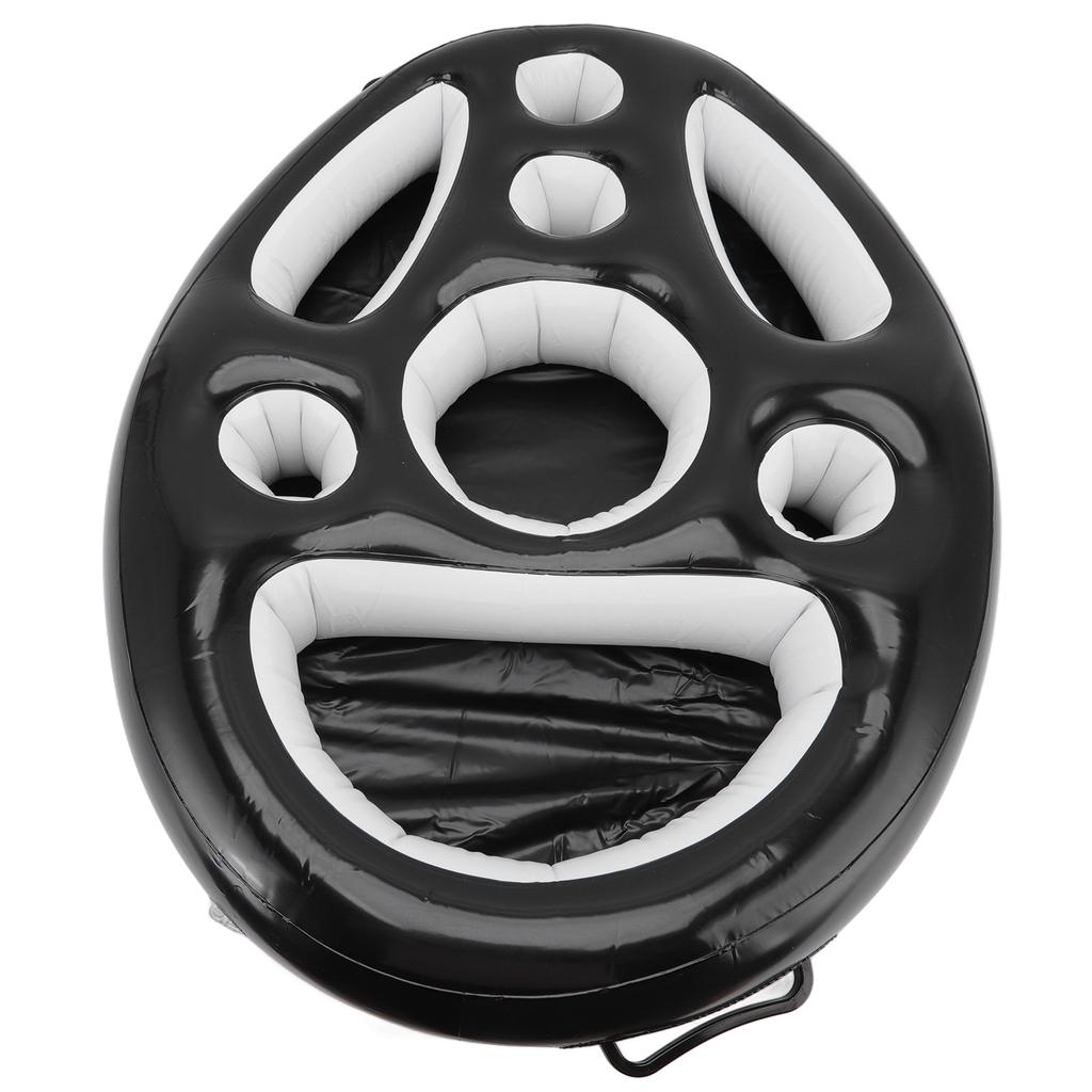 Inflatable Drink Holder PVC Floating Pool Tray Fruit Wine Mobile Phone Water Inflatable Ice Bed for