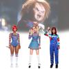 Childs Play Cosplay Costume With Polyester Fabric For Women Stage Performance