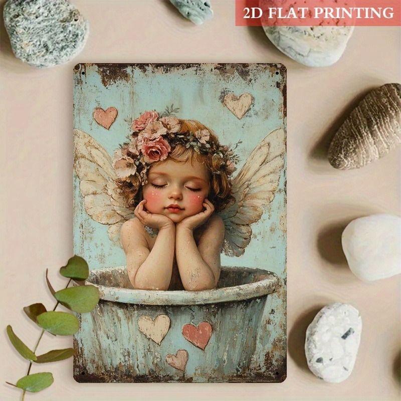 Metallschild im Valentinstags-Thema für Bar, Café, Restaurant