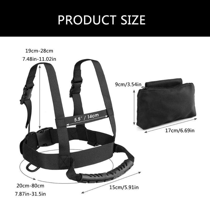Kids Ski Harness Ski Shoulder Training Harness Ski Training Leashes for Skating, Skateboarding, Snowboard to Beginner