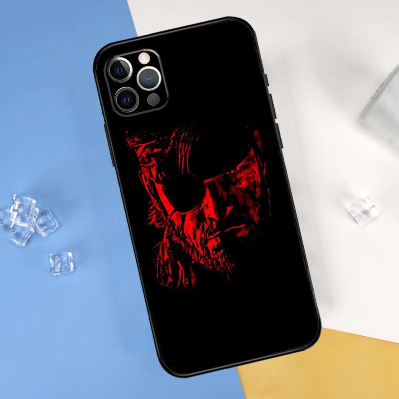 Metal Gear Solid Case For iPhone 16 15 13 12 11 14 Pro Max Mini Cover For iPhone 16 15 XR X XS Max Plus Phone Case