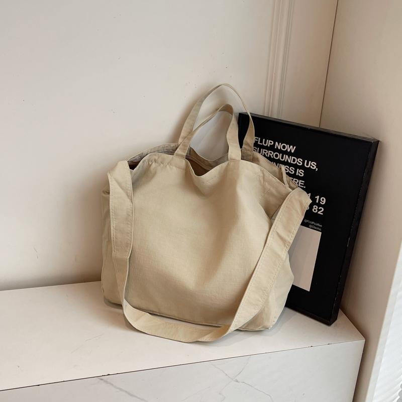 Large Capacity Tote Bag Women's Commuter Shoulder Crossbody Bag Student Class Bag