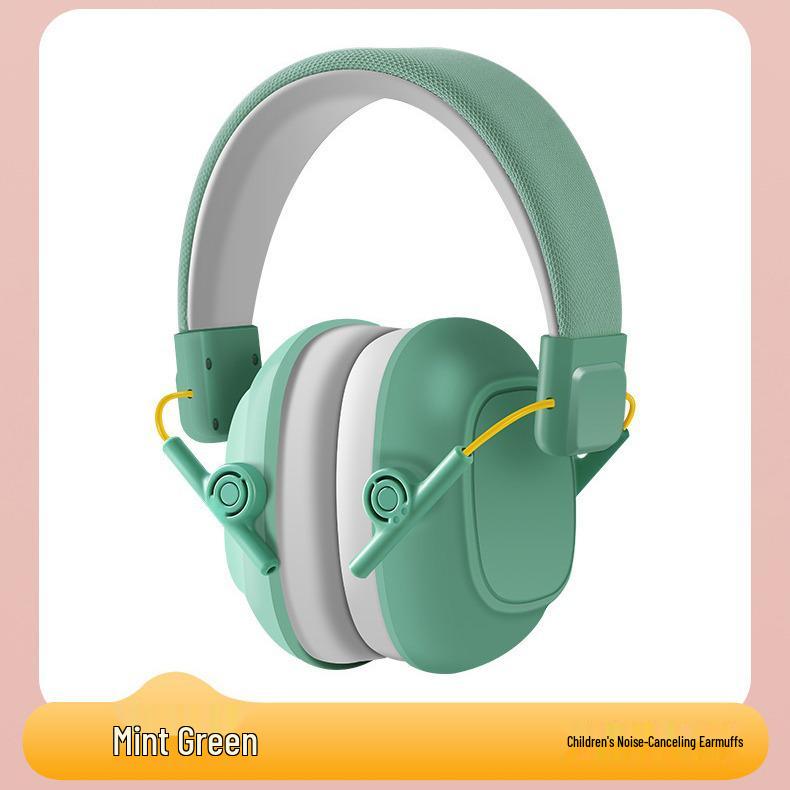 Kids' Noise-Canceling Headband Earmuffs for Airplane Sleep & Entertainment