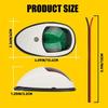 Waterproof Red Green Boat Navigation LED Light Fit Marine Bow Pontoon Lamp 12V