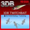 Bass Lure 3DB Twitch Bait 110mm Gizzard Shad YO-ZURI (SS) Color