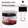M&G Black 41MM Binder Clips (Tub Packed)