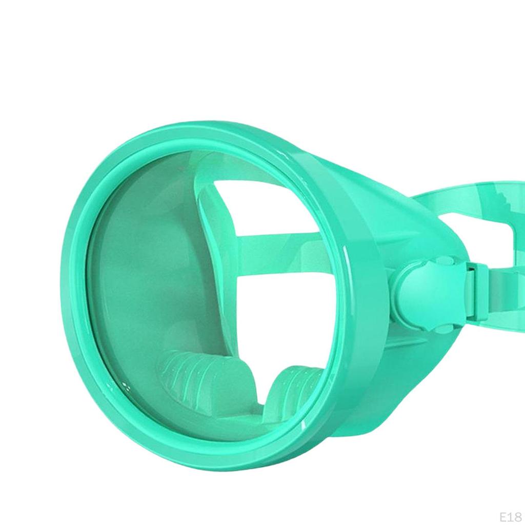 Compact Scuba Goggles for Freediving with Silicone And Glass