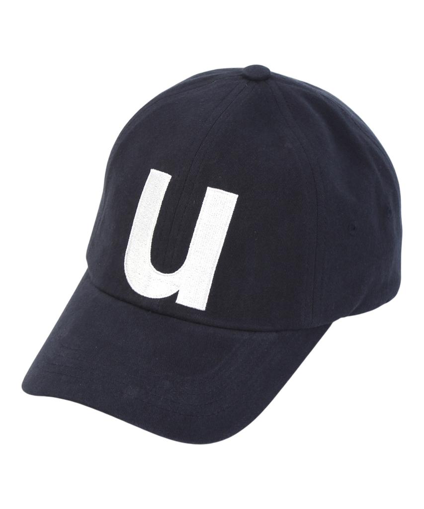 Yunibeosyeolkemiseuteuli Bold U Navy Ballcap Washed Ballcap