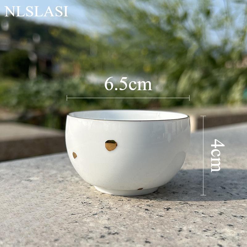 

1pc Ceramic Tea Pot Household Kung Fu Tea Cup Chinese Style Pu Erh Tea Set Ceramic Master Cup Living Room Desktop Supplies