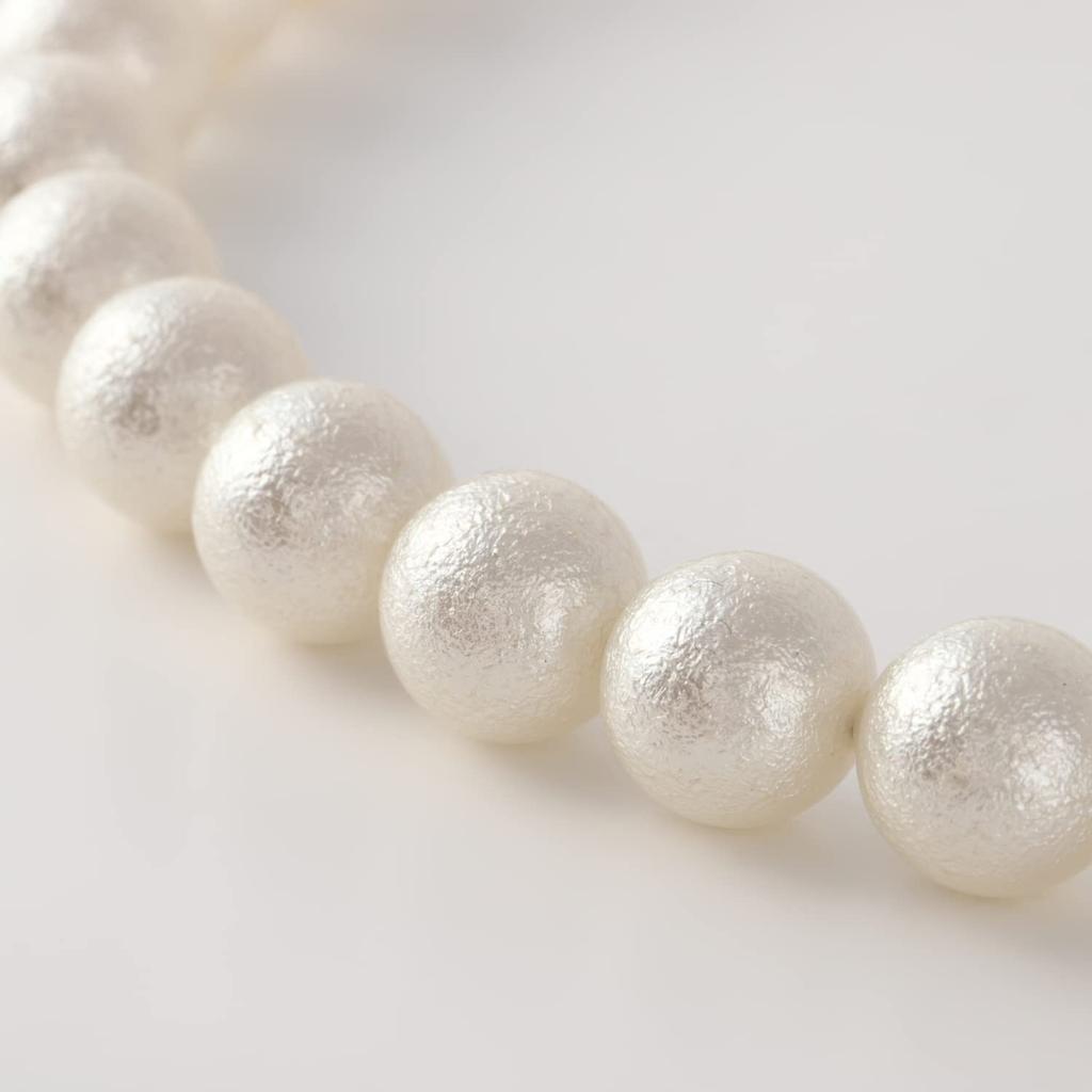 [MIONO] [Hergestellt von Yumi Katsura] Perlenkette Yumi sienne Damen Air Pearl Beliebt Formeller Anlass Schlicht Hergestellt in Japan (Weiß 12mm)