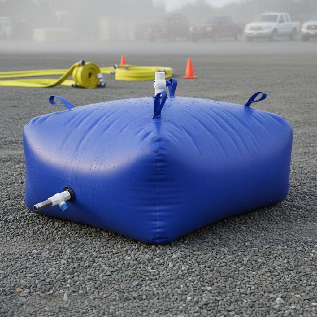 Collapsible Water Bladder Thickened Liquid Gear Lifting Loops
