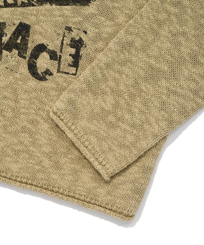 FALLETT Rock Band Knit Light Khaki