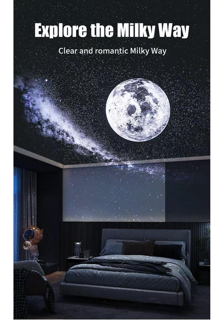 USB Starry Sky Mood Light - Bedroom Ambiance Projector, Sleep Aid, Night Light (2026 New Model)