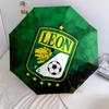 Club León  Pattern, Automatic Folding Umbrella, Portable and Foldable Design, 8 Ribs, a Christmas or Birthday Gift.
