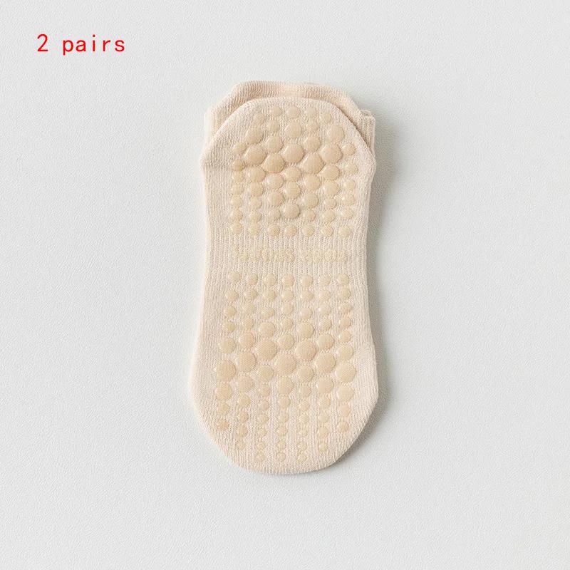 1 Pair/2 Pairs Mesh Breathable Yoga Socks Women Cotton Low Cut Short Gym Fitness Dance Sports Socks Professional Non-slip Floor Pilates Socks