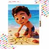 Disney DIY Diamond Painting 5d Full Diamond Cross Stitch Beach Luca Decorative Painting for Living Room Bedroom