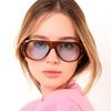 Fashion Wide Legs Sun Glasses Lightweight UV400 Eyewear Large Frame Sunglasses  Unisex