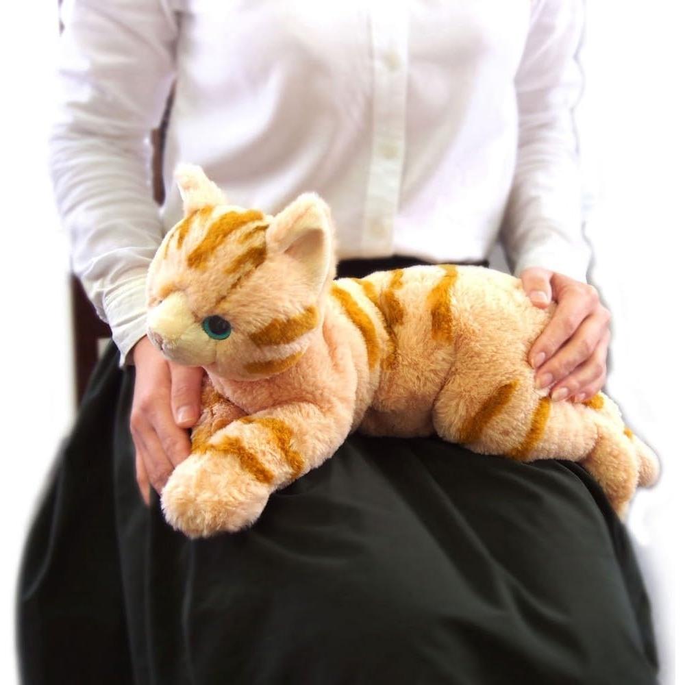SunleMon M Knee Cat Plush Brown P 1812 M