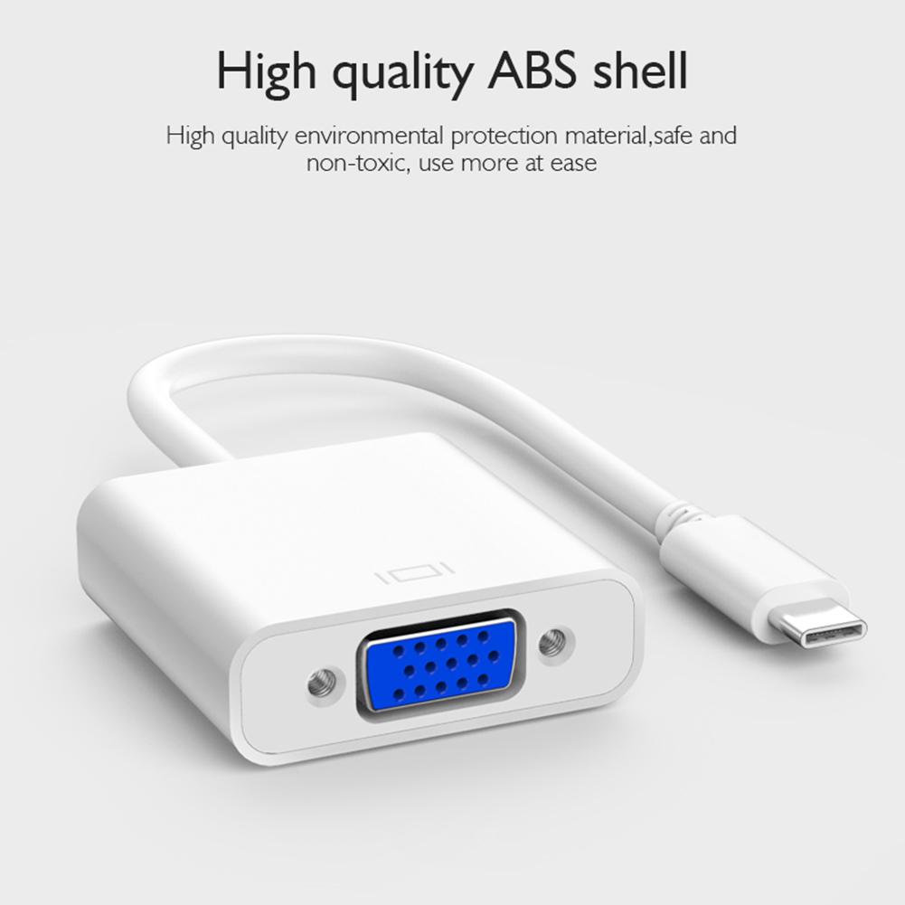 Multifunctional USB C To VGA Adapter Type C To VGA Adapter Converter