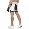 2023 Men's Double-Layer Muscle Running Shorts with Multi-Pocket Design
