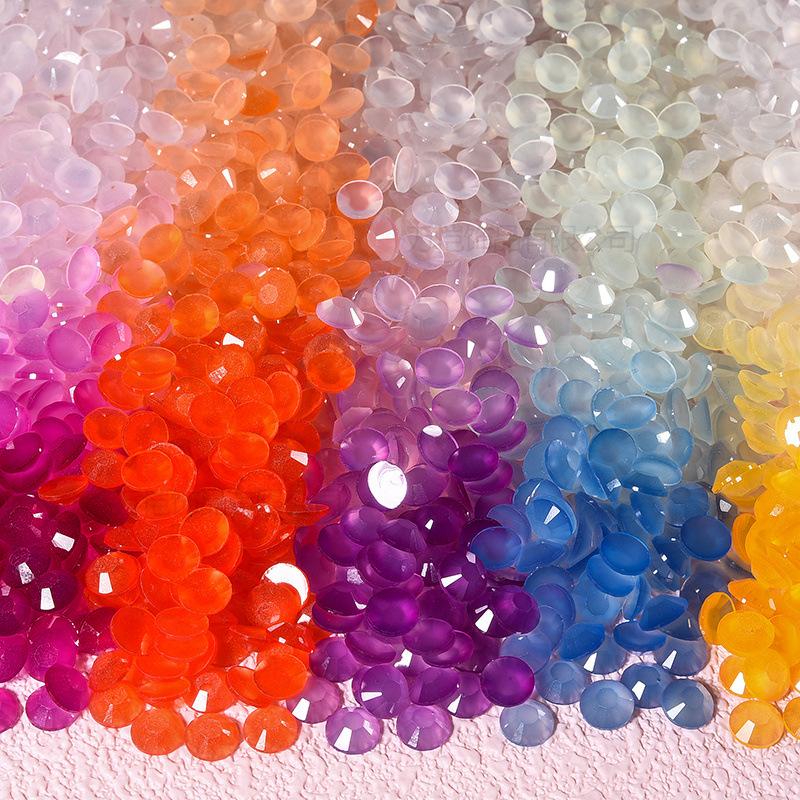 Optical Resin Flat Bottom Drill, Transparent Bottom Manicure Drill, Violent Bear Sticker Drill Diy Mobile Phone Case Accessories, Accessories