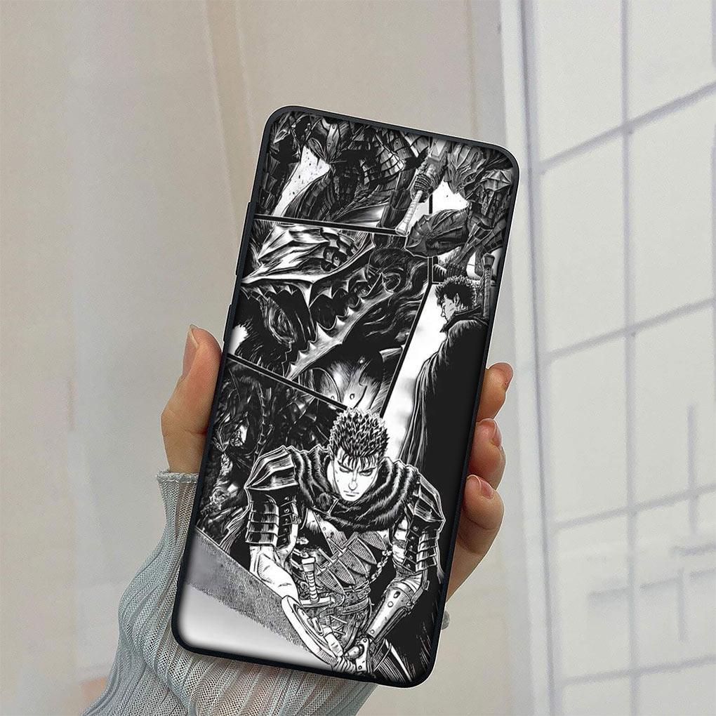 Berserk Guts Soft Cover for VIVO Y20 Y21 Y33S Y20i Y02 Y16 Y22S Y27 Y21T Y33T Y35 Y36 Y53S Y70 Y76 Y77 Y78 Casing Phone Case