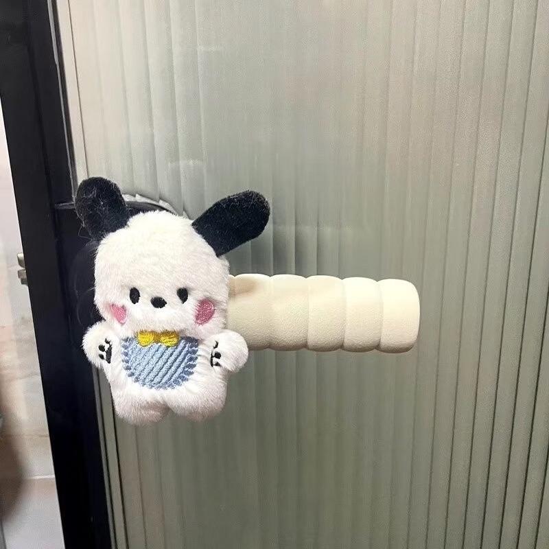 Spring Festival Pachia Dog Door Handle Covers (Pair)