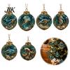Creative Housewarming Gifts for Ocean Fans Themed Christmas Ball Ornaments, Light Up Clear Baubles with Jellyfish Turtle Octopus Unique Coastal