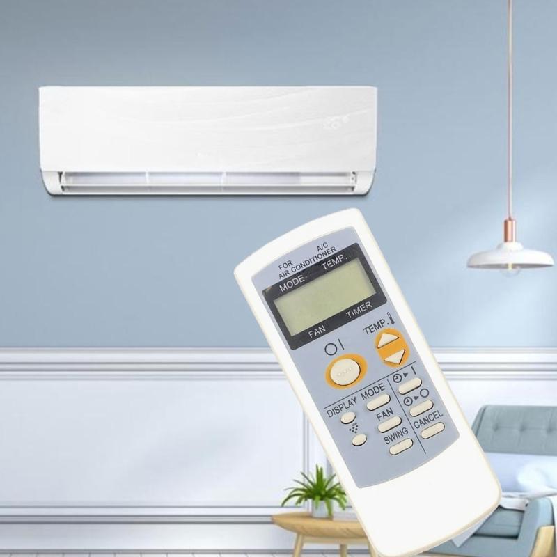 Universal A589JB Air Conditioner Remote Control Featuring Fast Battery Access Ergonomic Comfortable Hold
