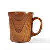 280ml Coffee Mug Large Capacity Japanese Style Tea Cup Natural Jujube Wood Beer Milk Tea Water Cup With Handle Bar Drinkware