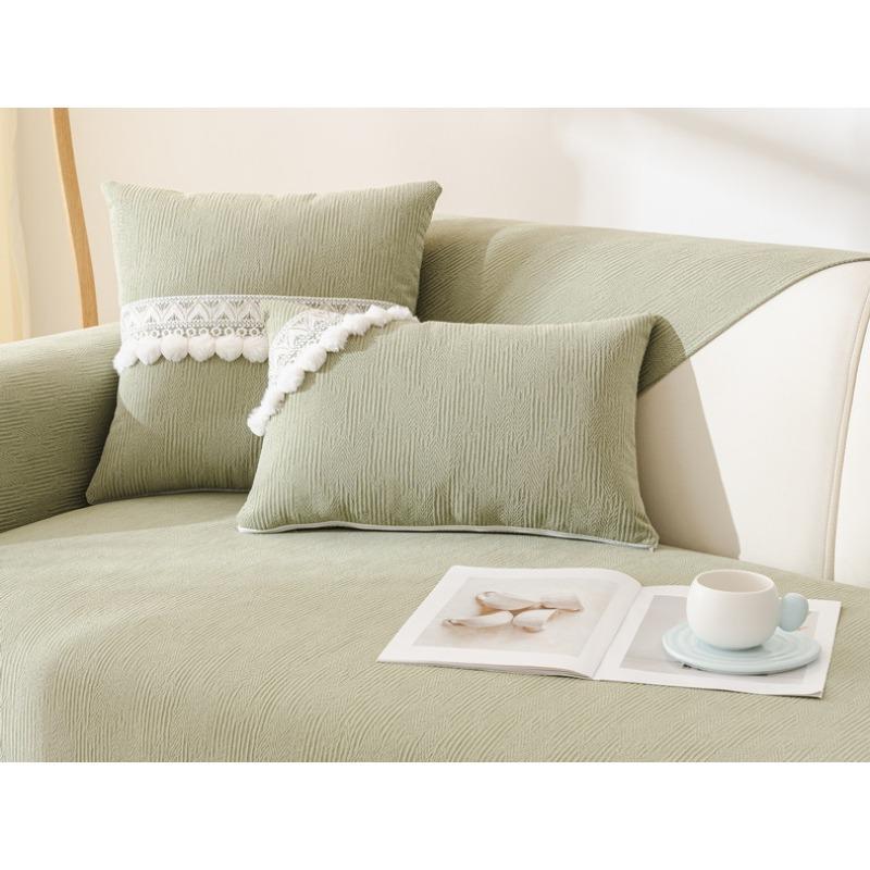 New Four-season Universal Sofa Cushion Cover Chenille Sofa Cushion Modern Simple Non-slip Sofa Cover Pillow Cover