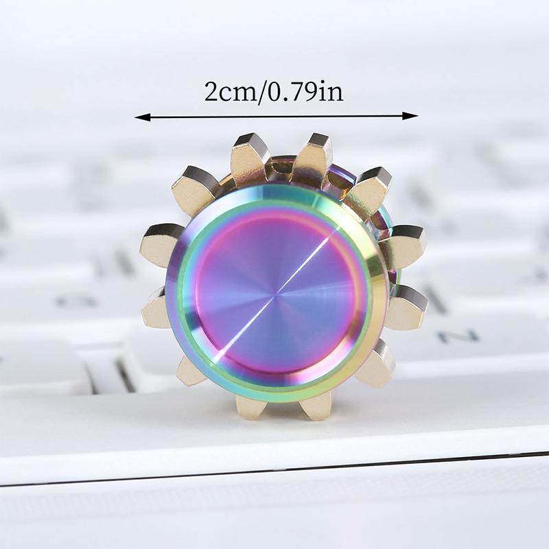 Mini Metal Gear Gyroscope Fidget Spinner Toy Antistress Portable Adults Stress Reliever Autism ADHD Kids Birthday Christmas Gift