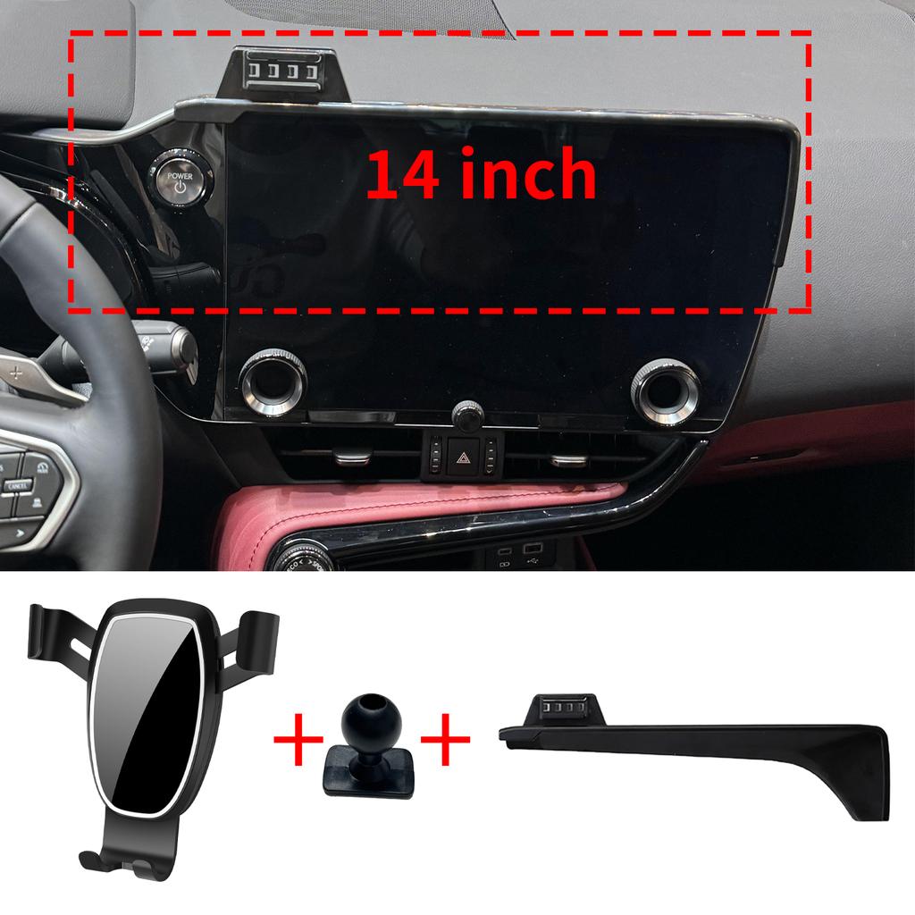 Support de téléphone personnalisé pour Lexus NX 2022 2023 2024-2026 (14 pouces/9,8 pouces), Base d'écran de tableau de bord, sans perceuse