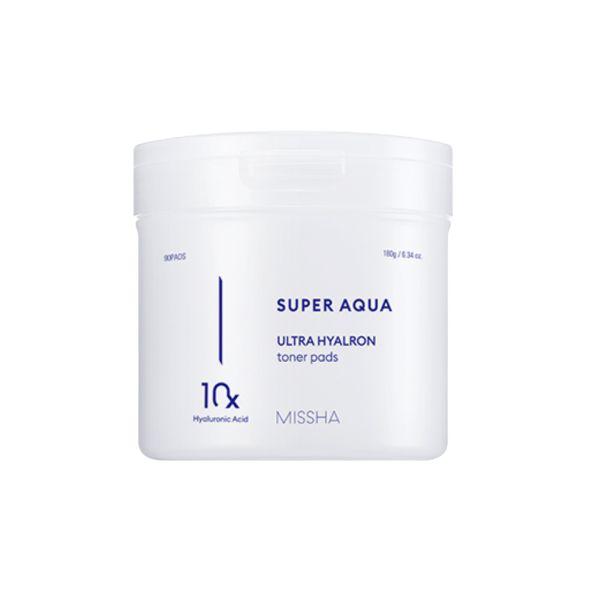 MISSHA Super Aqua Ultra Hyalron Toner Pad 90 Sheets (180g) 1ea
