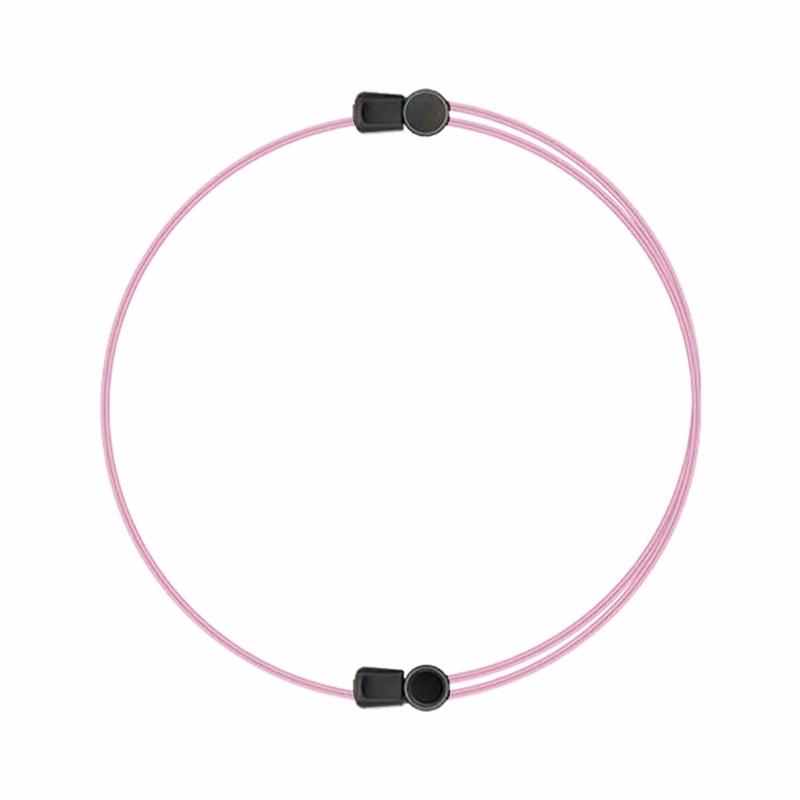 Nastavitelná šňůrka v pase Elastický crop top pásek pro šaty a svetry, Pletená stahovací šňůrka na oděvy s posuvnými zarážkami pro DIY úpravy L růžová