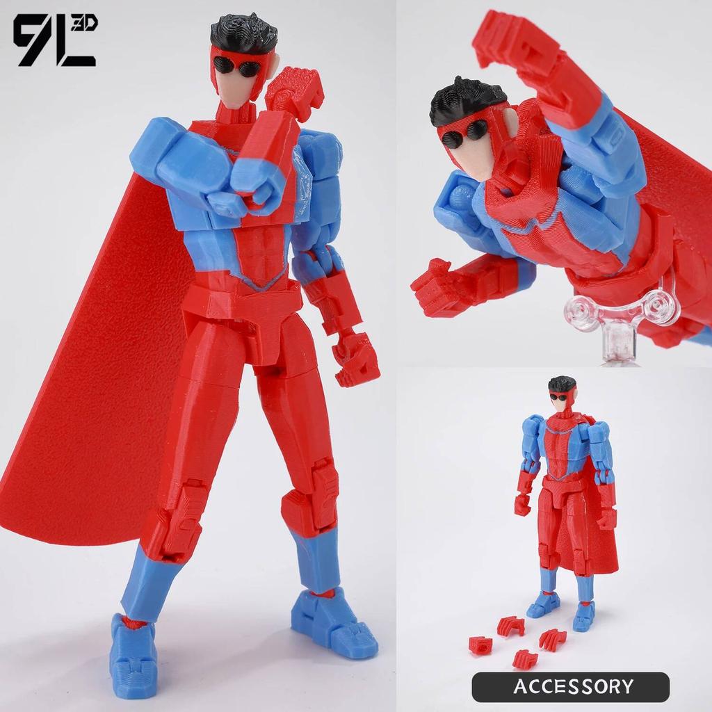 3D Printe Dummy13 T13 Unschlagbarer Mark Grayson Mark Grayson Actionfigur Anime Sammlermodell Spielzeug für Kinder Geschenk