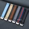 Nylon Braided Watch Band Elastic Nylon Strap French Troops Parachute Bag Universal Wristbelt Men Women Sport Bracelet 18 20 22mm