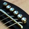 6PCS Metal Music Instrument Parts Fixed Cone Guitar Accessories Guitar Bridge Pins  Guitar