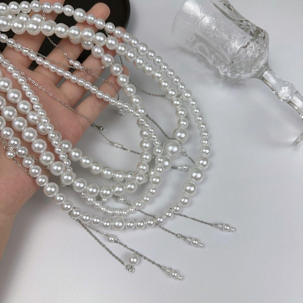Korean Style Y2k Waistband Butterfly Belly Chain Retro Multilayer Pearl Waist Chain  Women
