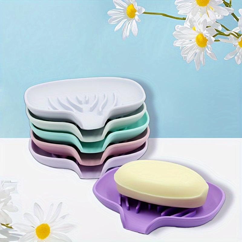 Seifenschale Haus Badezimmer Ablage Seifenhalter Einfach und Kreativ Silikon Seifenschale Badezimmerzubehör Badezimmer Duschzubehör