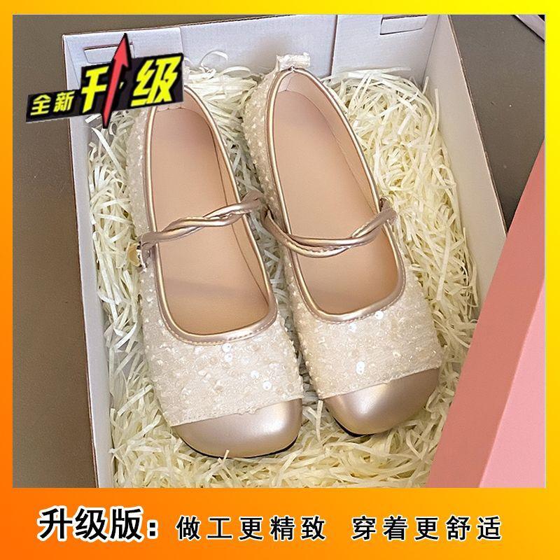 

Плоские одинарные туфли темперамент женские вечерние туфли новая весна квадратный носок туфли бабушки маленький ароматный нежный Мэри Джейн 40